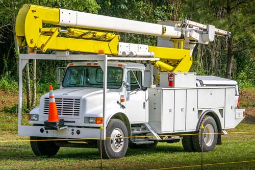 Utility Bucket Truck | Colonial Electric Service Inc. in Hummelstown, PA